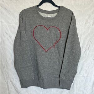 Home Free With Love New York Sweatshirt, Size 12/14
